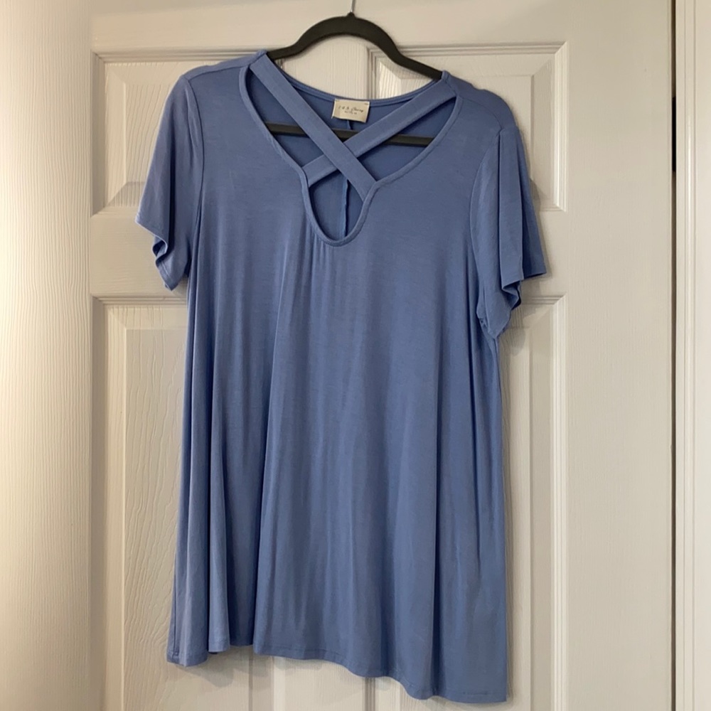 NWOT 143 Story by Line Up Cut-Out Short Sleeve